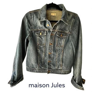 MAISON JULES | NWOT | DENIM JEAN JACKET | SIZE: MEDIUM